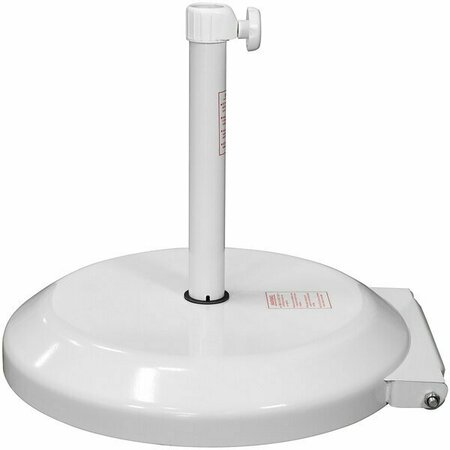 CALIFORNIA UMBRELLA CFMT172-WHITE 75lb. White Umbrella Base with Wheels 222CFMT172WH